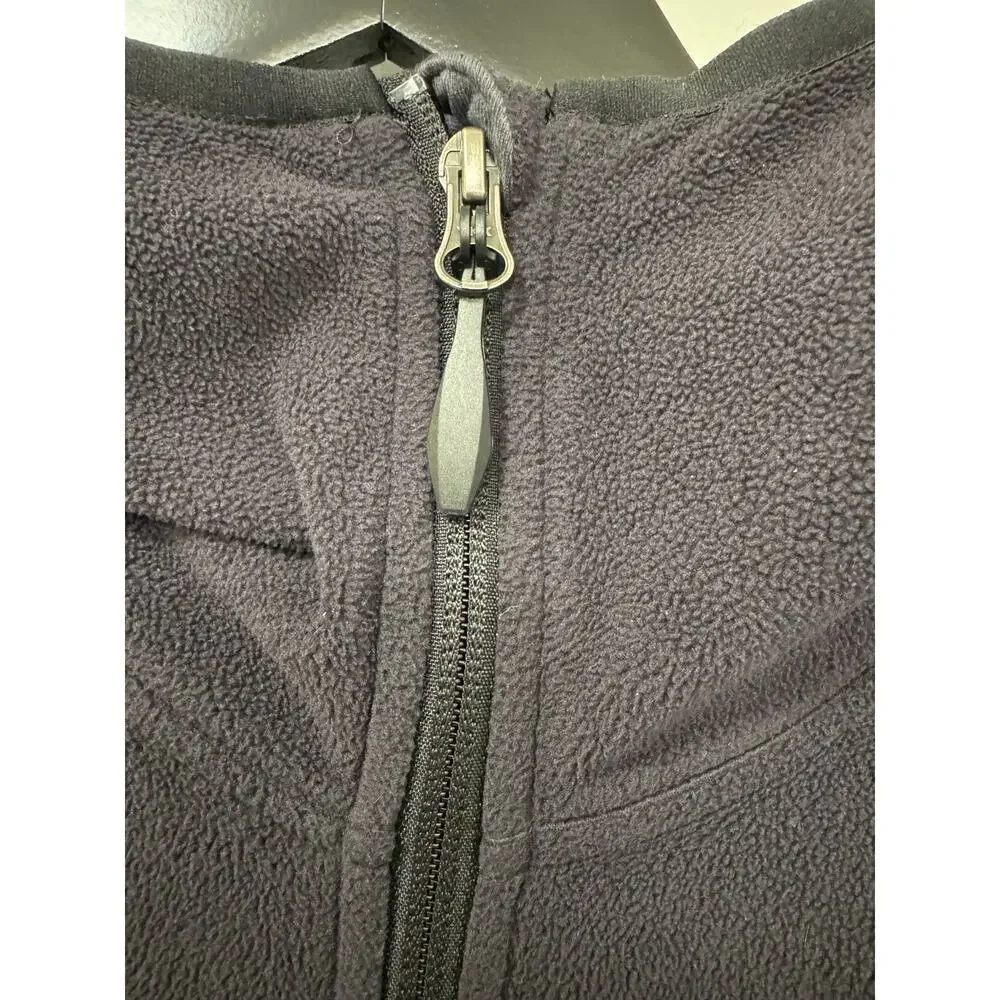 Adidas Men's XL Fleece Plush Black and Gray Zip Up Hoodie